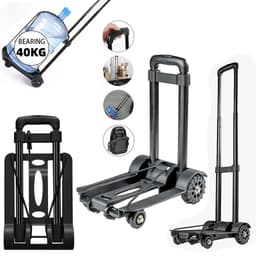 Chariot de manutention pliable et léger à 2 roues avec cordes élastiques   3