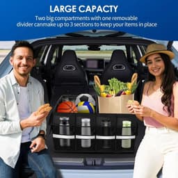 Organisateur de Coffre Pliable et Imperméable avec Multi-Compartiments  8