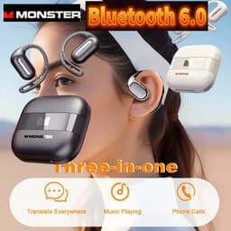 Écouteurs sans fil Monster Aura Fit GT29 Open-Back Ai Traduction  4