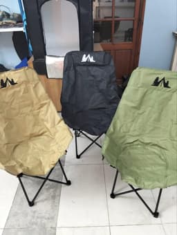 Chaise de Camping Pliante avec Dossier Réglable 1