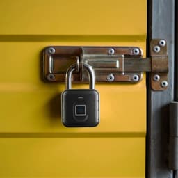 Cadenas à Empreintes Digitales étanche, Serrure Biométrique En Métal Sans Clé 3