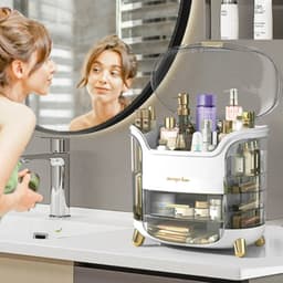 Boîte d'Organisation et Rangement de Maquillage Grande Capacité 5